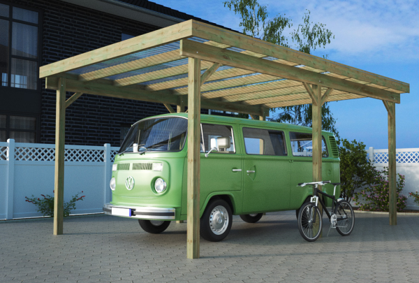 Konfigurator Einzelcarport mit Sonderhöhe Konfigurator Einzelcarport mit Sonderhöhe